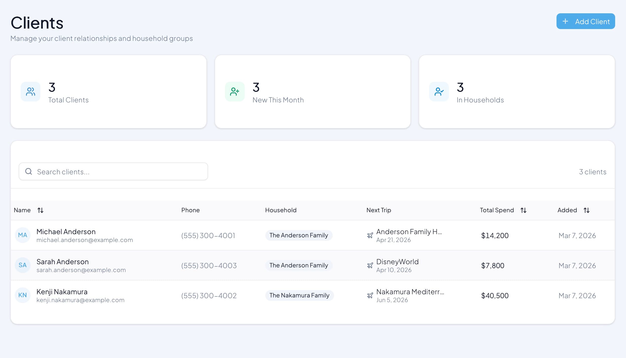 JourneyFuse Client CRM & lead pipeline